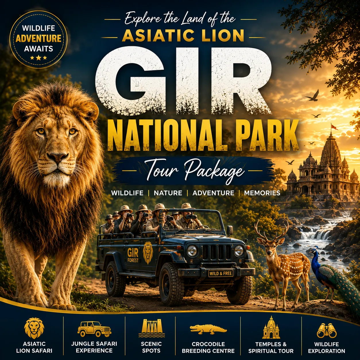 Gir National Park Tour Package