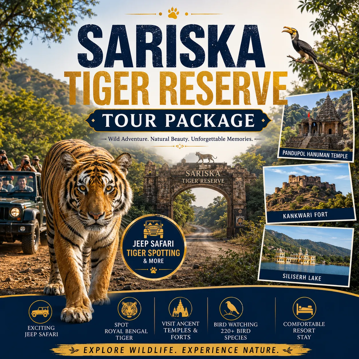 Sariska Tiger Reserve Tour Package