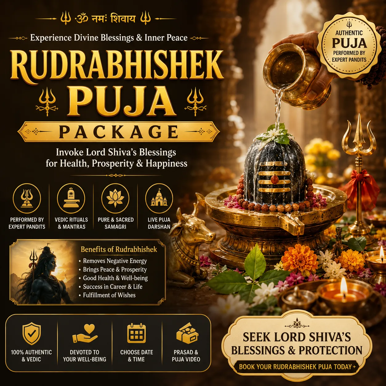 Rudrabhishek Puja Package