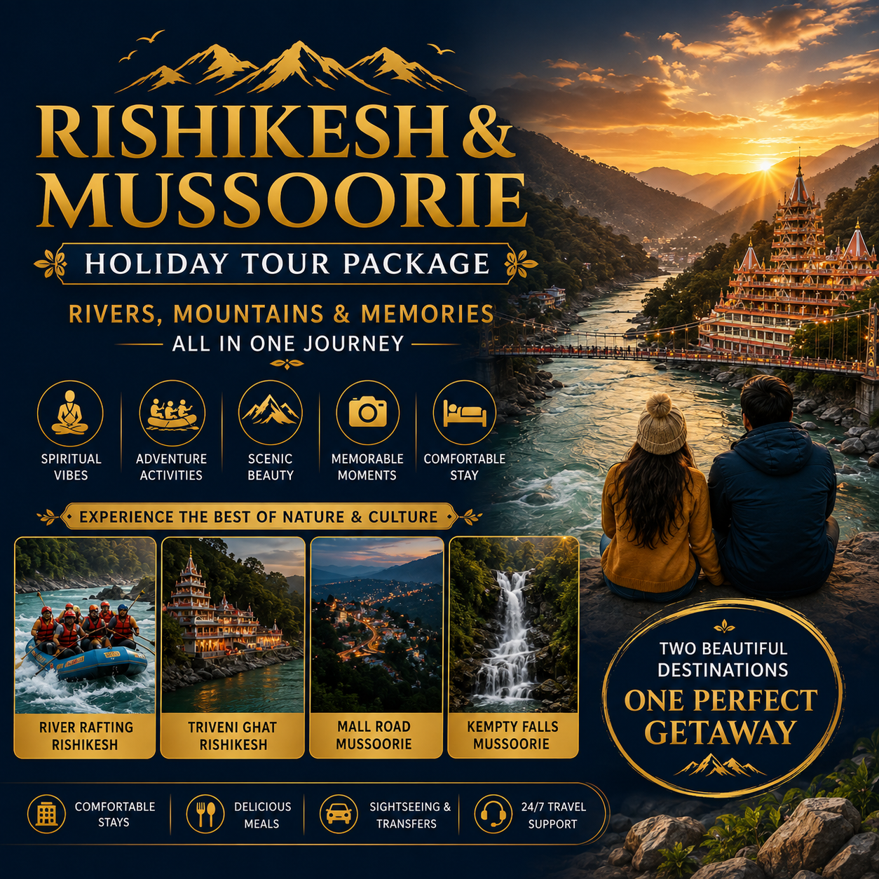Rishikesh & Mussoorie Holiday Tour Package