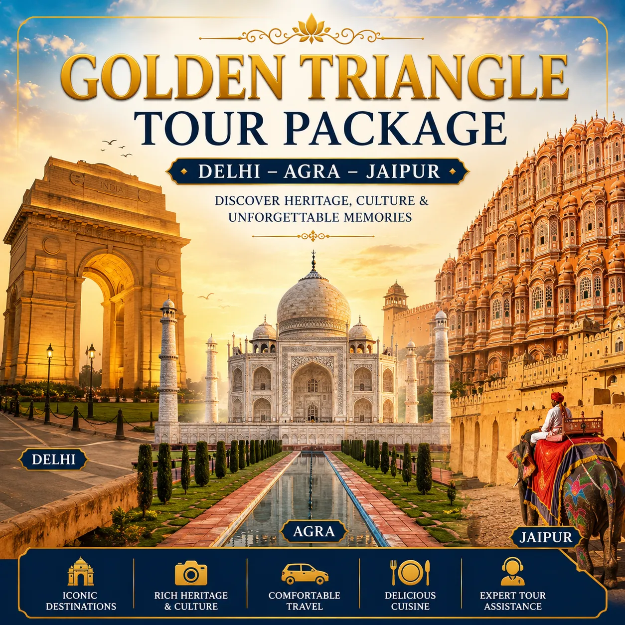 Golden Triangle Tour Package